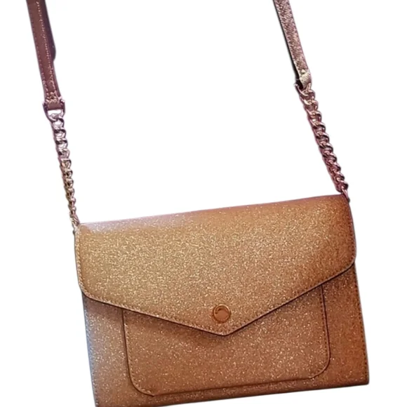 Glittery Pink Kate Spade Crossbody Bag, Excellent Condition